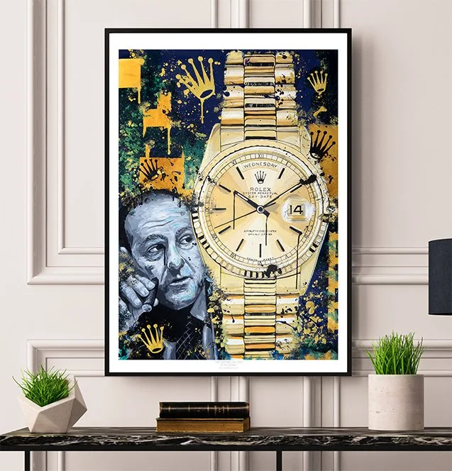 Tony Soprano Rolex Day Date - Limited Edition print. Rolex watch